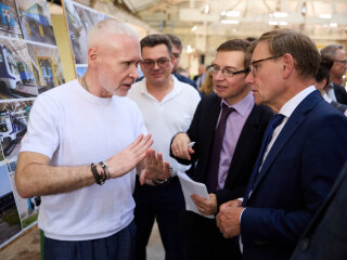 Ігор Терехов та Йоганн Вадефуль обговорюють захист інфраструктури Харкова