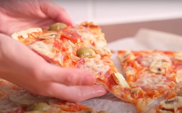 Піца на лаваші, скріншот з відео