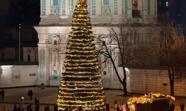 Головна ялинка країни-2026, Софіївська площа, фото із соцмереж.