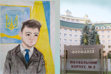Зеленський:дитячий малюнок