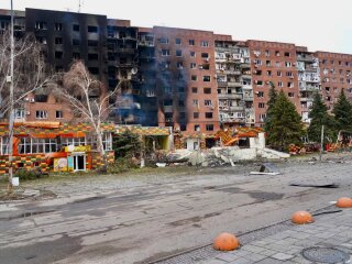 Наслідки обстрілу Покровська від 20 січня, фото з  соцмереж