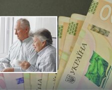 Пенсійні виплати в Україні, гроші в руках