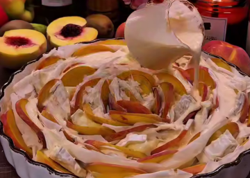 Персиковый пирог, кадр из видео