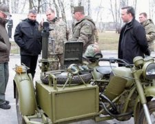 У Києві представили унікальний мотоцикл для ЗСУ