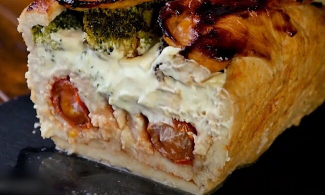 Куриный рулет с брокколи, скриншот