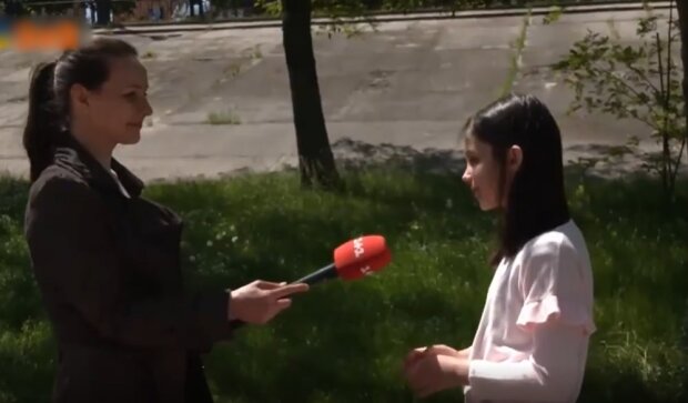 Интервью с детьми, скриншот из видео