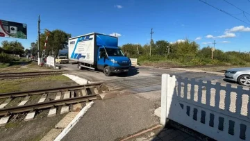 Железнодорожный переезд в Брюховичах