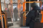 Автобус в Киеве, фото: скриншот из видео Киев Сейчас