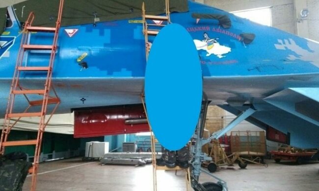 З'явились перші фото відновленого українського винищувача Су-27