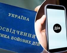 Электронное удостоверение ветерана в Дії