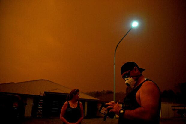 Пожары в Австралии, фото из свободных источников