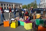 За зошити для дітей-біженців у столиці пригощатимуть кавою