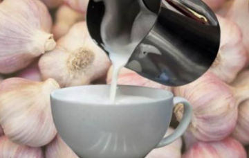 Чеснок с молоком, "эликсир молодости", изображение из свободных источников