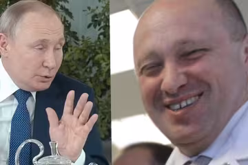 путін і Євген Пригожин, фото: вільне джерело