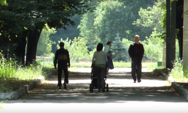 парк, Харьков, скриншот из видео