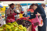 Овочі та сало на ринку в Одесі, подорожчання продуктів