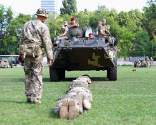 Kikichallenge: український військовий станцював разом із танком, відео