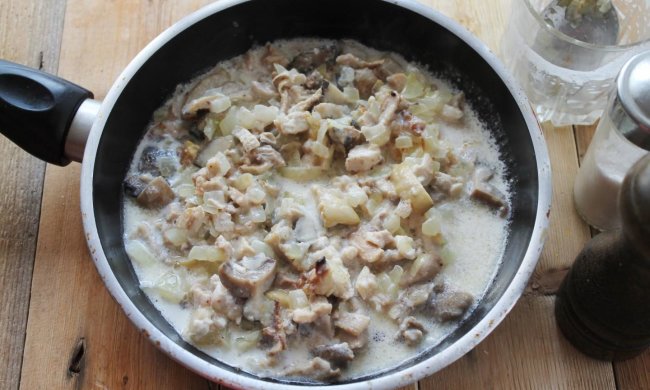 Рецепт жульена с грибами на сливках всего за 25 минут