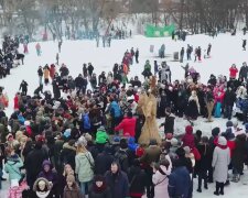 Масленица, кадр из видео