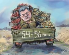 В мережі висміяли приїзд Порошенка на Донбас