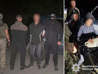 Скутер возле границы с Молдовой