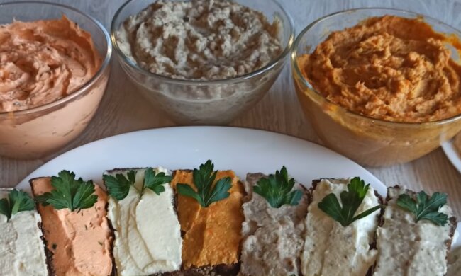 Сырные намазки, скриншот с видео