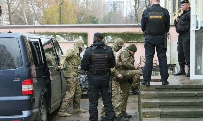 захваченные украинские моряки