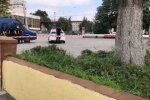 В Луцке захватили автобус, скриншот из видео