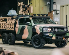 Боевой пикап Toyota Hilux, фото: Carscoops