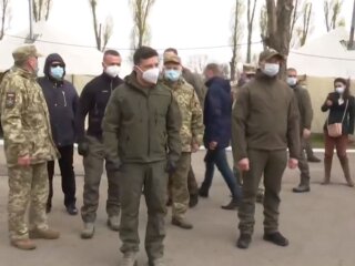 Володимир Зеленський в Донецькій області, фото: прес-служба ОПУ