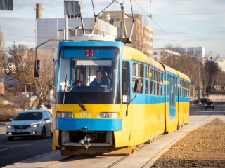 Ремонт трамвайних колій у Києві