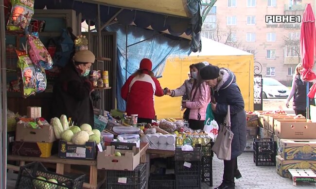 продуктовый рынок, скрин с видео