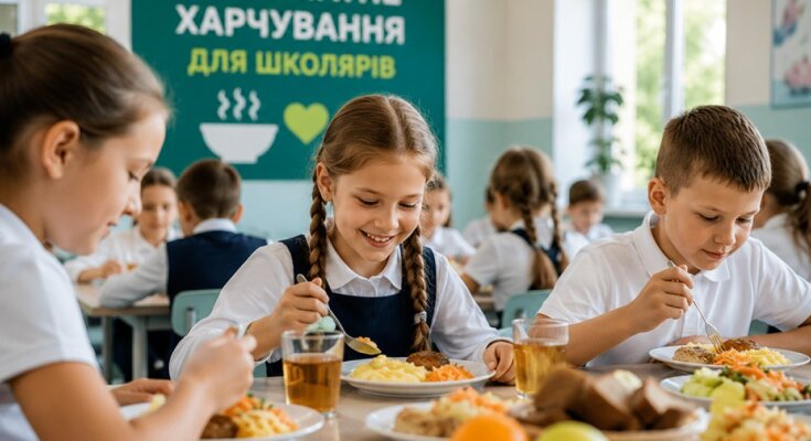 Безоплатне харчування школярів у їдальні