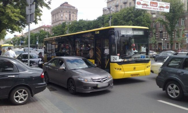 В День независимости в Киеве ограничат движение транспорта 