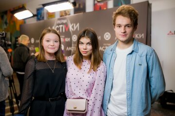 Актеры из сериала "Первые ласточки": Мария Смолякова, Анна Остапенко, Олег Гоцуляк