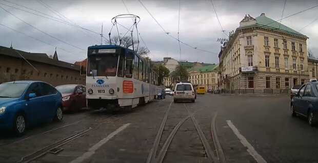 Улицы Львова, скриншот с видео