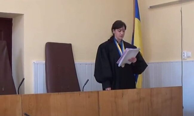 суддя Марія Марусяк, скріншот з відео