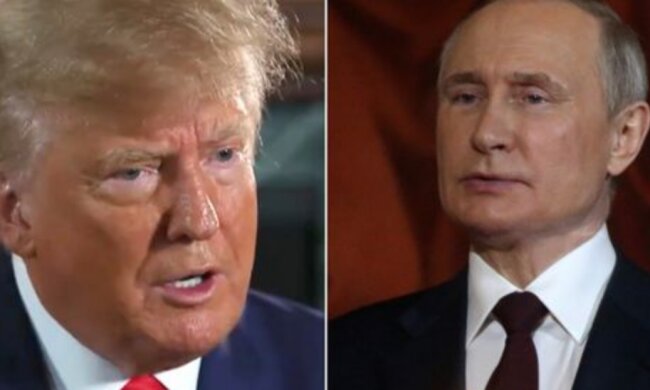 Дональд Трамп и путин