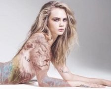 Кара Делевинь разделась ради борьбы с браконьерством