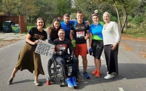 Ветеран АТО со Львовщины одолел забег Лондонского марафона на коляске - "Не каждый на такое решится"