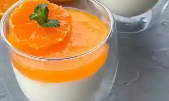 Мандариновый десерт, фото: Знай.ua