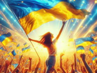Прапор України, перемога, зображення з вільних джерел