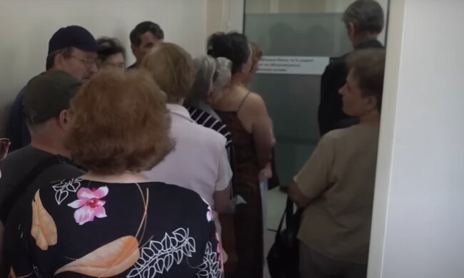 Пенсионеры, скриншот с видео