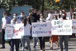 Акция у здания украинской дипмиссии в Ереване, фото: arfd.am
