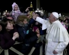 Папа Римський Франциск, скріншот відео