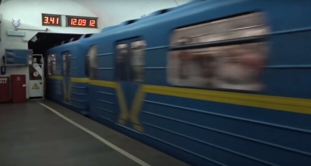 метро Киева, скриншот из видео