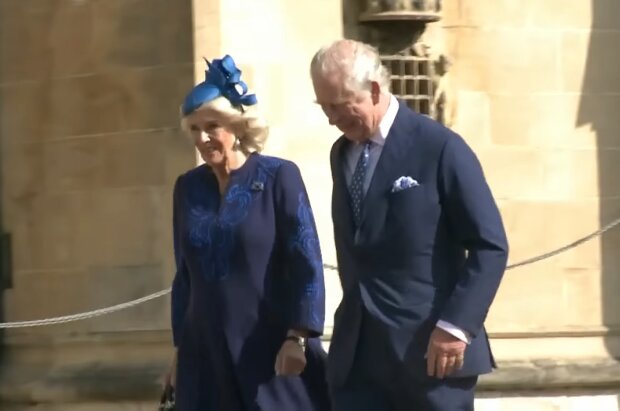 Король Чарльз III и королева-консорт Камилла, кадр из видео