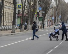 Курица без мозгов: украинцев возмутила "яжемать" с коляской посреди дороги
