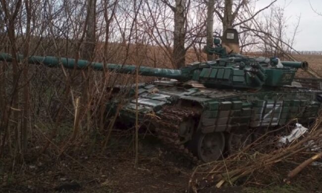 Уничтожена российская техника. Фото: YouTube