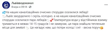 Публикация Львовводаканала: Facebook